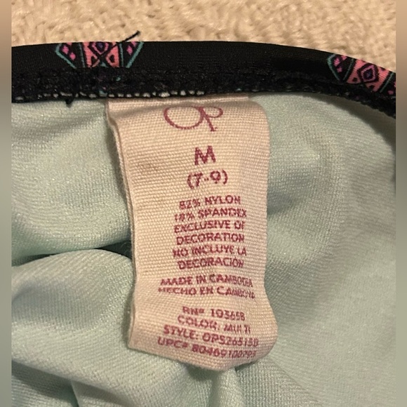 👙OP Bikini scrunch bottom, multi color Size M, great condition - Picture 7 of 7